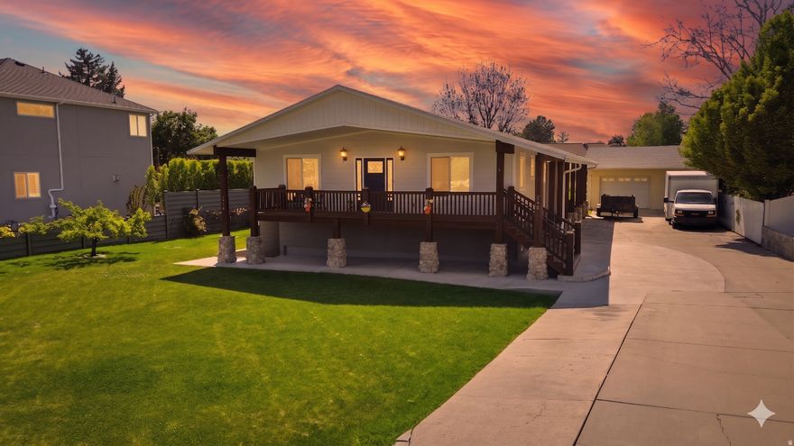 A wonderfully clean, updated & remodeled, open style home with over 4500sq ft., 7 bedrooms, 3 baths, 2 large full kitchens & private entrances.  Also included is a large , over 2,000 sq. ft. accessory (mother-in-law) apt. ... which has a large kitchen, 3 bedrooms, large living room & dinning area.  All windows are double pane prime vinyl.  All plumbing, & electrical systems have been redone & updated before 2016. The entire home runs on solar with a backup battery. (meaning no electrical charges & no down time due to storms etc. About a $50,000+ upgrade. ) There are 3 furnaces with 'soft start', 2 attic fans, 2 basement entrances, 2 microwaves, 2 ranges, & 2 washers & dryers.  One fridge stays ( the apt. one ) with the house.  The upstairs has A/C which runs off the solar.  The accessory apt is plumed for a/c, to be added, but has remained cool & comfortable throughout the summers for its occupants.  There is a massive amount of storage area with an open family friendly flow through the main home & the roomy mother-in-law apt.  The down stairs apt has no stairs, wheelchair friendly with a roll-in shower.  Buyers and Buyers rep to verify all information.  Pricing & sq. footage are based an recent appraisal.