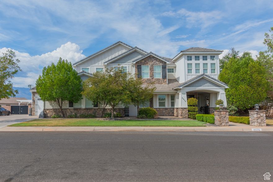 This stunning Craftsman-style home makes a statement the moment you arrive. Inside, an open and inviting layout creates a true sense of home, complemented by 10-foot ceilings on both levels. Elegant details such as shiplap, wainscoting, and spacious bedrooms add warmth and character throughout. Over-sized garage offers space for all the toys. Situated in a quiet neighborhood on a low-traffic street, the property also features modern upgrades including smart home wiring. Outdoors, enjoy a private retreat with a sparkling pool and just outside the master suite-perfect for relaxation or entertaining.