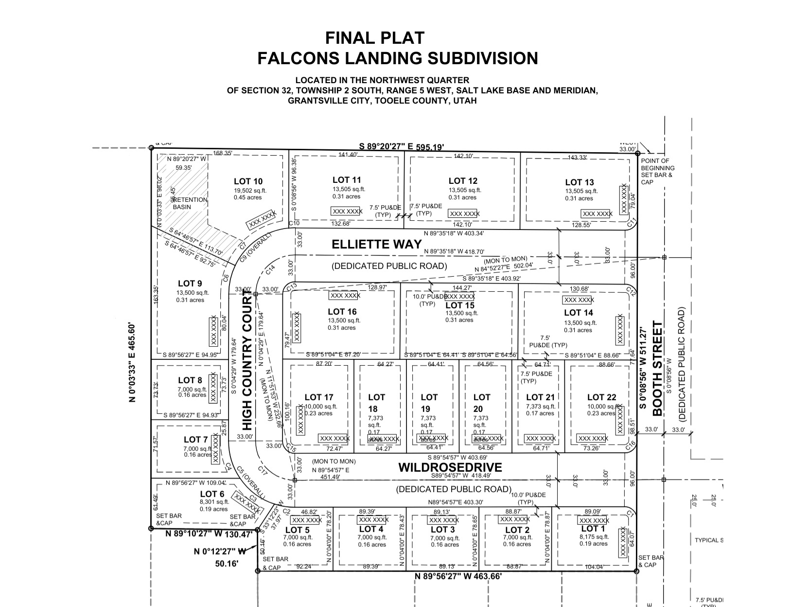 FALCONS LANDING - Land