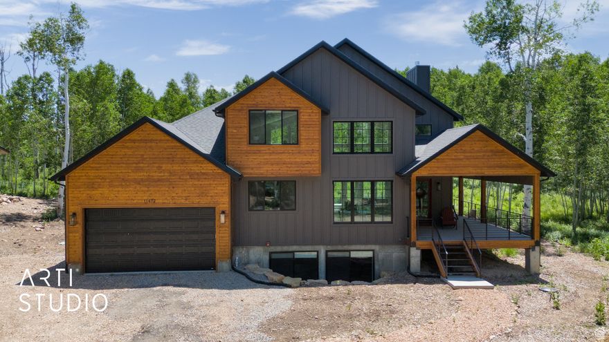 Welcome to your mountain escape in the exclusive community of Timber Lakes! With floor-to-ceiling windows and high-end fixtures and finishes, this stunning cabin offers the perfect blend of luxury and nature. Boasting a large wrap-around deck with a hot tub, grill, and loungers, you'll love spending time in the outdoors surrounded by the beautiful aspen trees. Indoors, the cabin boasts top-of-the-line Thermador appliances in the sleek kitchen, making cooking and entertaining a delight. Enjoy three private bedrooms plus a great room in the basement with beautiful built in bunk beds. The interior is fully furnished with exquisite taste, offering a cozy yet elegant ambiance that makes you feel right at home from day one. Located just moments away from hiking trails, snowmobiling routes, and a myriad of outdoor adventures, this property is perfect for both the nature-lover and home body. Don't miss out on this exceptional opportunity to own a piece of paradise in Timber Lakes. Your dream cabin awaits-schedule your private tour today and start envisioning your life in this outdoor paradise!