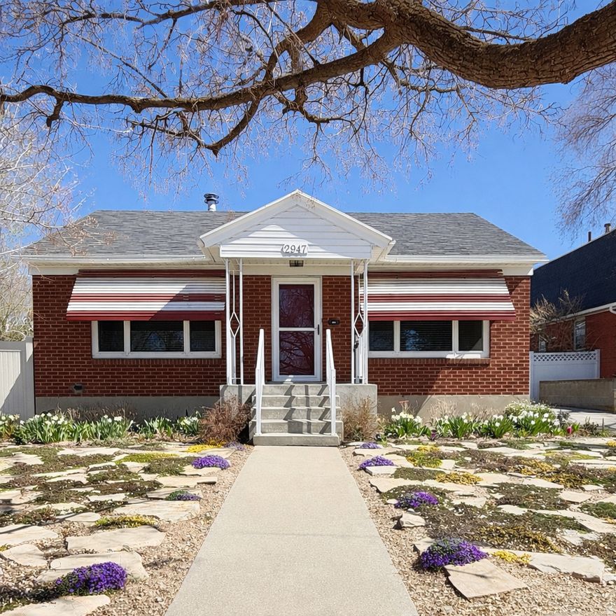 ***PRICE REDUCTION*** Tucked away on a quiet street in Salt Lake City, this charming brick home offers an unbeatable location near Sugar House Park, freeway access, restaurants, and shopping.  Full of classic character, the home features real hardwood floors and timeless details that make it feel warm and inviting. Mature trees, blooming roses, spring flowers, and even raspberry bushes create a peaceful, established yard perfect for relaxing or entertaining. The front yard is also very low maintenance with flagstones and creeping thyme.   Practical updates add peace of mind, including a new roof in 2019 on both the house and the two-car garage (which includes a current warranty) as well as newer windows from 2015 that open inward for easy cleaning! The two-car garage is especially hard to find in this area, offering valuable convenience and storage.  This home beautifully blends character, comfort, and location - a true Salt Lake gem.