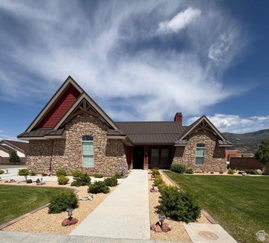 Move-In Ready Perfection with Stunning Views This immaculate 3 bed, 2.5 bath home with OFFICE and mudroom offers single-level living at its finest! Lightly lived in and in pristine condition, it features a smart home system with alarm, toe-kick motion lighting in kitchen and baths, custom window shades, gas fireplace, walk-in shower with rainhead, his & her sinks, and a spacious walk-in closet. Enjoy a formal dining room, breakfast nook, tons of storage, and beautiful natural light. Relax on the front or back porch under the durable metal roof while soaking in stunning mountain views. Fully landscaped, 2-car garage, and conveniently located near shopping and recreation. Option to buy fully furnished-just move in!