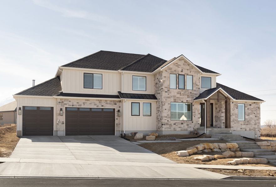 Picture yourself on a large 1 acre lot with room to spread out, build a detached garage and not be on top of your neighbors..custom design and custom build your dream home with sweat equity allowed! Building with a trusted local home builder sets you apart with quality craftsmanship throughout. The great room features soaring 18-foot ceilings, creating an open and inviting living space. An oversized garage provides ample room for toys, storage and workspace. The full basement includes a future mother-in-law setup, offering flexible future living options for guests or extended family. A unique opportunity to own a well-built custom home with space, privacy, and versatility, don't miss out on this opportunity! Pictures are of other completed homes from the Builder and provided as a courtesy to showcase build quality. Pictures show options and features not included. Buyer to verify all. Information provided is deemed reliable but not guaranteed.
