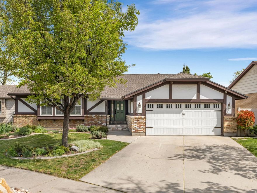 Ideally located in the heart of the Salt Lake Valley, this beautifully maintained 4-bedroom, 3-bathroom rambler sits in the desirable Woodstock Village neighborhood in Murray. Tucked just outside of a quiet cul-de-sac on a non-through street, you'll love the peaceful setting and added privacy this location offers. Designed for comfortable main-level living, the home features vaulted ceilings, skylights, and an abundance of natural light. The beautifully updated kitchen showcases custom cabinetry, granite countertops, and generous storage and workspace, along with a dedicated dining area-perfect for everyday living and entertaining. The primary suite offers a private retreat with an en-suite bathroom featuring a remodeled shower and tasteful finishes. Plantation shutters add both style and function throughout the home. Step outside to a truly special backyard sanctuary-private, serene, and ideal for relaxing or hosting. With additional room to expand, this home offers flexibility to grow and customize to your needs. With a south-facing orientation and a central valley location, you'll enjoy easy access to Downtown Salt Lake City, Park City, and the Big and Little Cottonwood Canyons, offering world-class skiing, hiking, and year-round outdoor recreation.