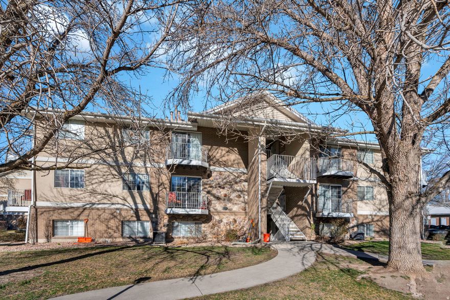 Seller Finance! Contact listing agent for more info! Well-maintained 3-bedroom, 2-bath condo in the desirable Riverstone community of Provo. This centrally located Provo property offers exceptional convenience just off State Street, providing quick access to shopping, dining, parks, and less than a 5-minute drive to Brigham Young University. The kitchen features a built-in dishwasher and an island providing additional seating. The living area has tons of natural light. The primary bedroom also features a balcony, an ensuite bathroom, and a walk in closet. The property is currently tenant-occupied with a lease generating $1,650 per month, offering immediate rental income and strong investment potential. Measurements provided as a courtesy only, buyer to verify all info.