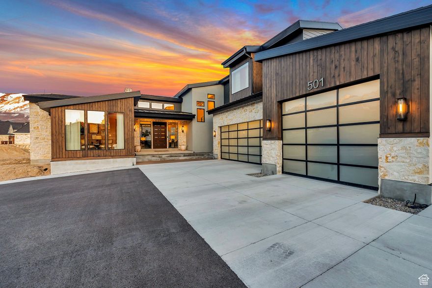 This newly custom-built home boasts breathtaking views of the majestic Alpine mountains and Utah Lake from every angle. Perfectly situated on a spacious corner lot, with 5 bedrooms and 5.5 bathrooms, this spacious retreat offers luxury living at its finest. From the custom-designed interiors to the high-end finishes throughout, every detail has been meticulously crafted. The luxury is in the details, from built-in overhead heaters on the deck, to electronic controlled fogging glass windows in the master bathroom. Don't miss your chance to own this exquisite piece of Utah County paradise for only $3,599,000.
