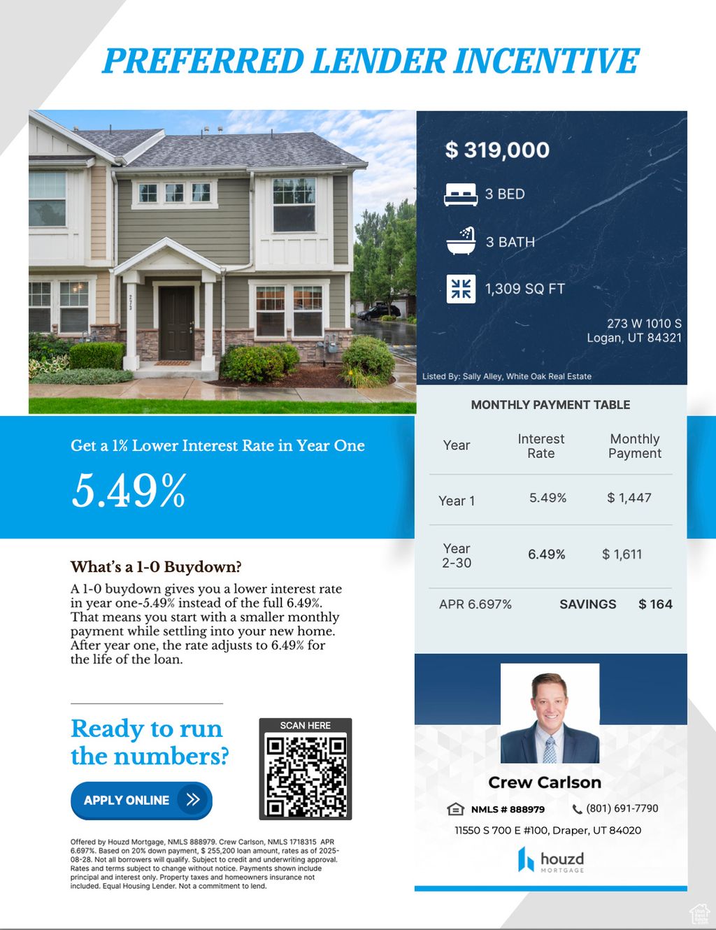 Photo of 273 W 1010 S, Logan, UT 84321 (MLS # 2107875)