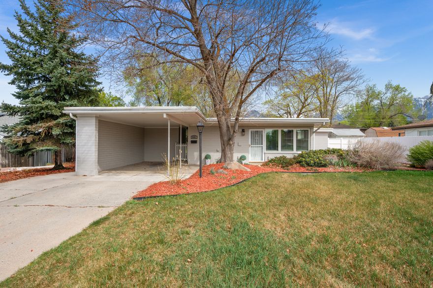 Nestled in a quiet, established neighborhood on Sandy's desirable east side, this classic 3-bedroom home offers the perfect blend of charm, functionality, and future potential. Situated on a generous ~0.23-acre lot, this property provides ample outdoor space for entertaining, gardening, or expansion. Inside, you'll find a bright and functional layout with comfortable living spaces and timeless appeal. The single-level design offers convenient living, while large windows bring in natural light throughout. Built in 1958, the home has solid construction and presents an excellent opportunity for personalization or light updates to maximize value. Located just minutes from parks, top-rated schools, shopping, and canyon access, this home combines lifestyle and location.