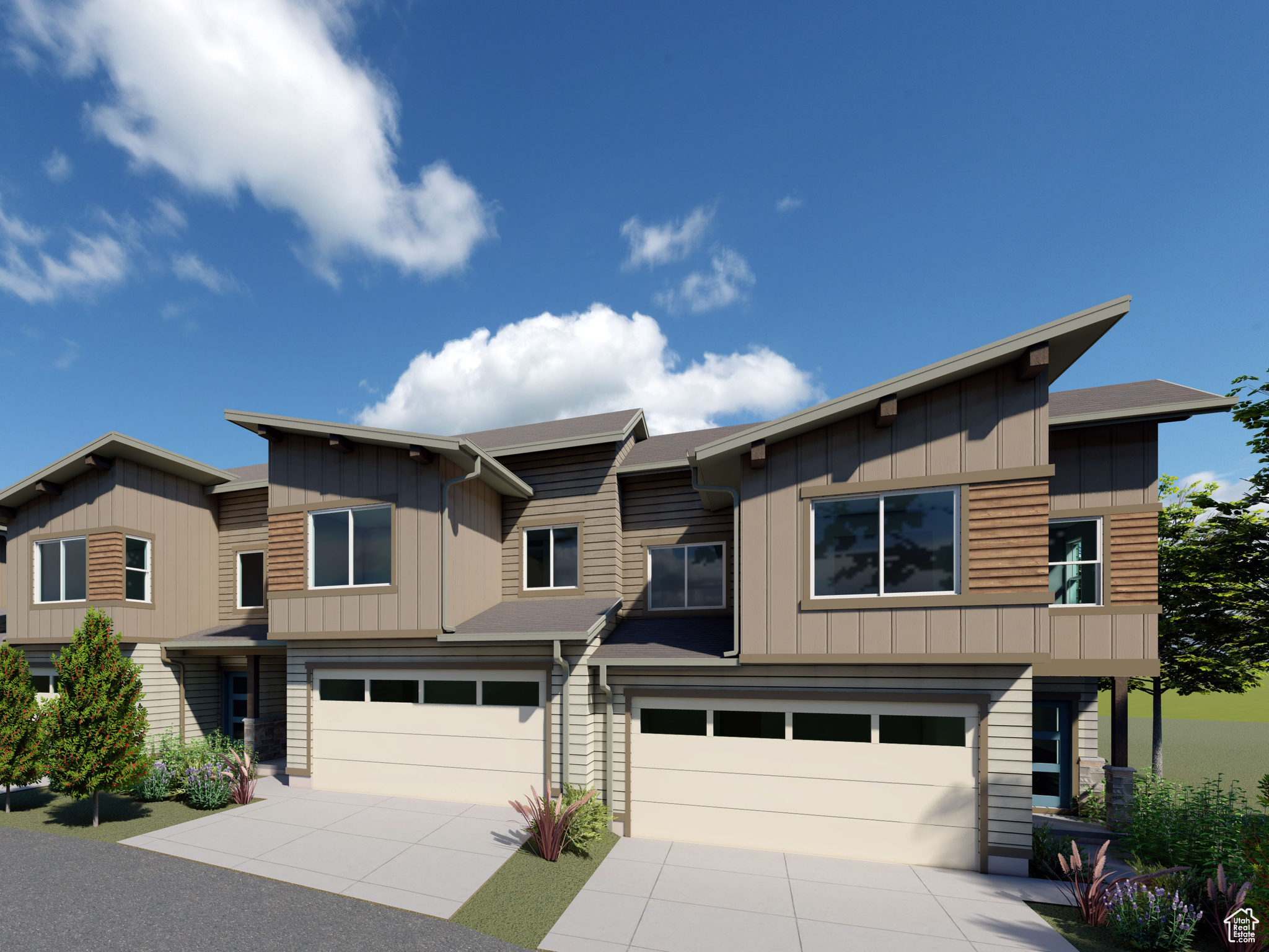 Jordanelle Ridge - 216 - Residence E. Estimated completion in April. Offering rates as low 4.99% 7/6 ARM (6.310% APR) when financing through Lennar Mortgage! This home offers 3 bedrooms, 2.5 bathrooms, an attached 2-car garage and a full unfinished WALKOUT basement! On the main floor, a spacious kitchen offers grey craftsman-style cabinets, white quartz countertops and stainless steel appliances including refrigerator! Upstairs is the owner's suite with owner's suite bathroom, laundry room, loft, two additional bedrooms, and a full secondary bathroom. Square footage figures are provided as a courtesy estimate only and were obtained from builder. Buyer is advised to obtain an independent measurement.