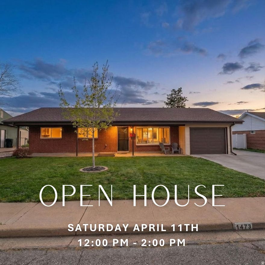 *OPEN HOUSE Saturday April 11th 12- 2pm* This is the kind of affordable home that makes everyday living feel easy. Located in a convenient, established neighborhood near Hill Air Force Base, schools, and major commuter routes, this property offers the perfect balance of comfort, functionality, and lifestyle. Inside, you'll feel the pride in ownership throughout and also find an oversized primary bedroom, updated kitchen and bathroom, along with all appliances being included, that makes this home truly move-in ready. Additional features include a garage with opener, newer roof, AC, and water heater (2018) giving you peace of mind and reducing future maintenance costs. Step outside and enjoy a fully landscaped, well-maintained yard with space to relax, entertain, or unwind at the end of the day. The covered patio and backyard shed add both convenience and storage, while RV parking with a 220V hookup for your trailer makes this property ideal for those who love to travel, adventure, or simply need extra space. This is more than just a home, it's a space that supports your simple lifestyle. Don't miss it!