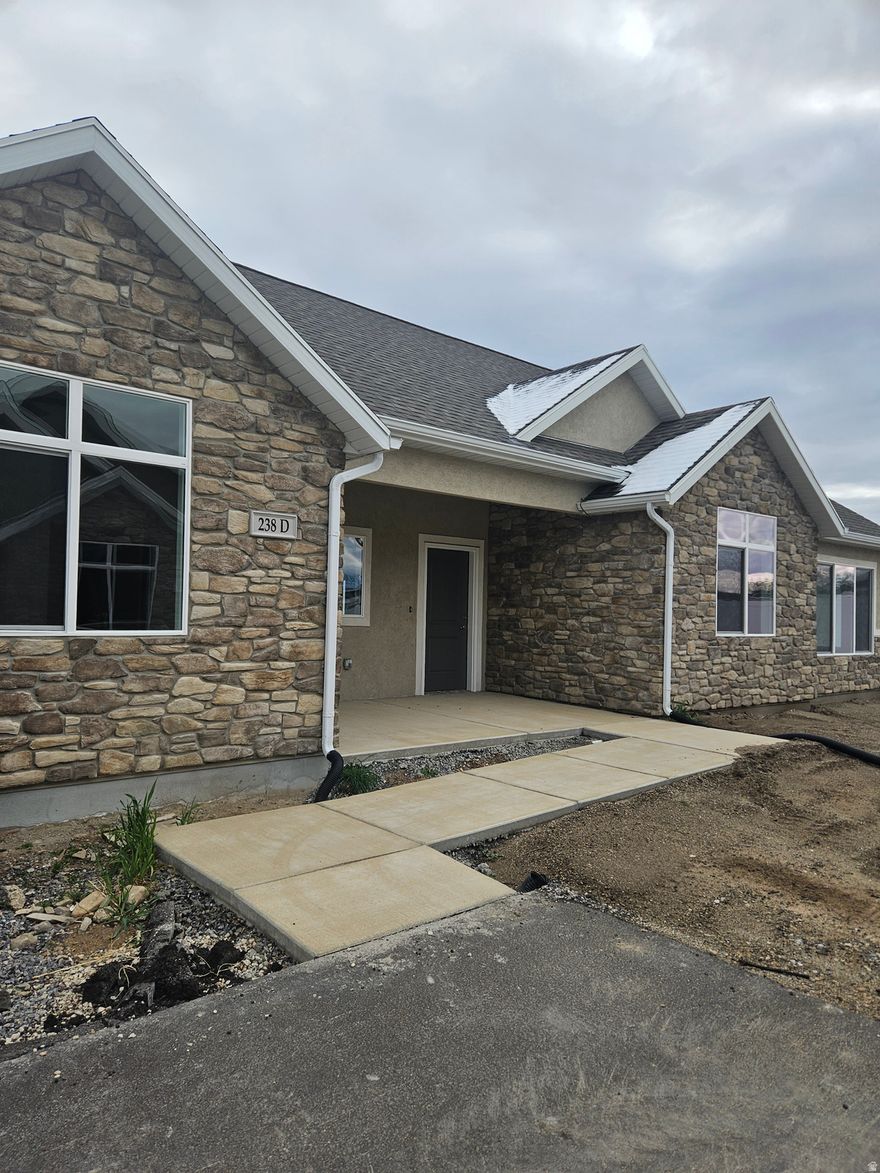 55+ Community, single level living. Grandview, new construction and ready to move in. Sales office is open Tues-Sat. 10am-5pm, no appointment necessary. Taxes are estimated
