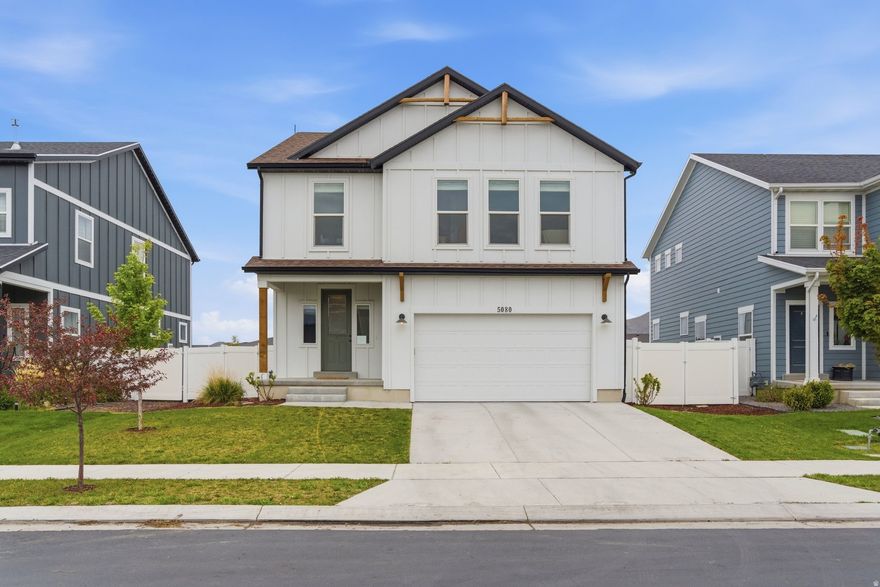 This home is in the sought-after Brylee Farms community of Eagle Mountain. Offering 2,878 sq ft, 4 spacious bedrooms, 3.5 bathrooms, a finished basement, and a versatile loft area, this home provides the perfect blend of comfort, functionality, and style. Inside, you'll love the open-concept layout, upgraded finishes, and walk-in closets that provide plenty of storage throughout the home. The flexible loft space is ideal for a home office, second living area, playroom, or workout space, while the finished basement adds even more room to spread out, entertain, or create the perfect media/game room setup. Outside enjoy the fully fenced and beautifully finished yard. In Brylee Farms residents enjoy access to fantastic HOA amenities including a clubhouse, pool, pickleball courts, playground, and snow removal. Just minutes from shopping, dining, parks, and everyday essentials near Macey's. This home offers the space, layout, and community amenities today's buyers are looking for-schedule your private showing today!