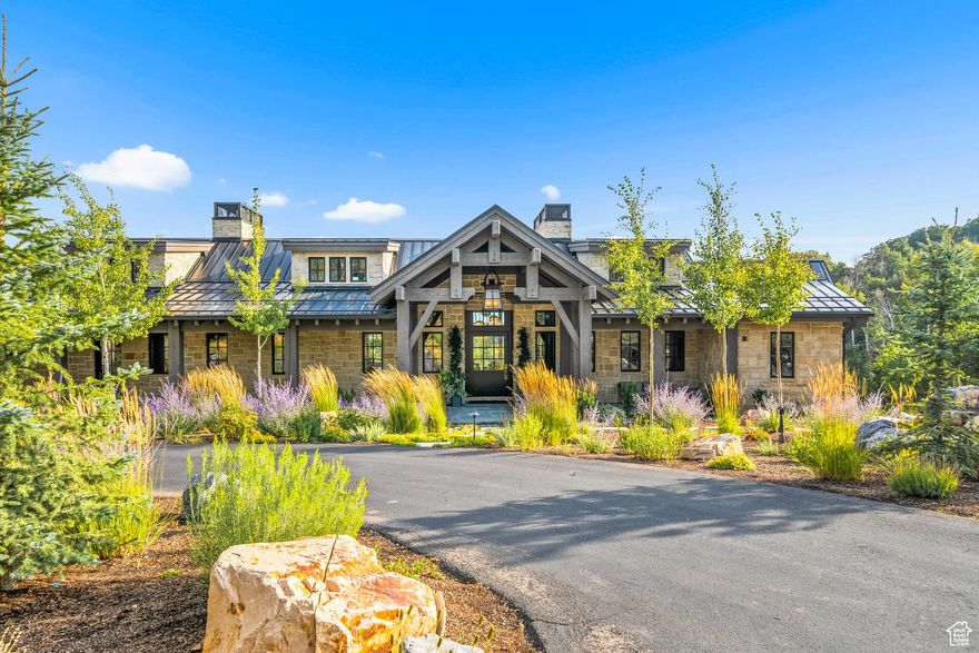 Welcome to your private mountain estate, a one-of-a-kind legacy property set on over 10 acres in the gated Preserve neighborhood just a short drive from Glenwild Golf Club, parks, trails, schools, and world class skiing. Conceived by Highland Group Design and built by Sharp Construction, this custom home was built on a premier lot with stunning mountain views of the Wasatch and Uinta mountains and unrivaled privacy. A natural palette of wide-planked white oak, custom metal and stone creates an inviting living area with a welcoming hearth and gourmet kitchen, opening to an outdoor patio with expansive views featuring a pool, spa, and outdoor kitchen with two fire pit lounges. A main floor primary and private upstairs guest suite are complemented by three additional en-suite bedrooms downstairs, adjacent to a second living area with bar and gym. A private trail surrounds the property, providing opportunity to retreat and wander through aspen and pine forests with two natural springs feeding a year-round pond and frequent sightings of elk, moose, deer, turkey and Sandhill cranes. Conveniently located 5 minutes to Glenwild Golf Club, 10 minutes to Kimball Junction, 10 minutes to Park City Hospital, 20 minutes to Park City Mountain Resort and Deer Valley Resort, and 35 minutes to Salt Lake City International Airport, this special property offers a legacy retreat to enjoy four seasons of mountain living with family and friends.