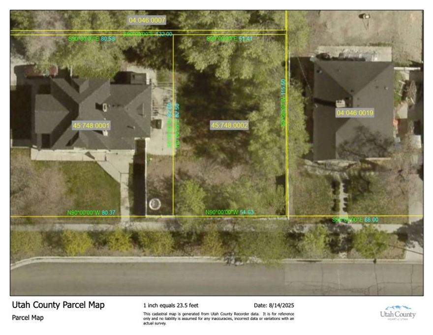 Great little building lot in lovely in-town neighborhood w tree-lined streets and nice houses. 51.5 feet wide by 82.5 deep. Up to 33 foot wide house. Perfect for builder OR buy lot and find one. Bond paid for sewer, water, and SWWP. Owner Agent.