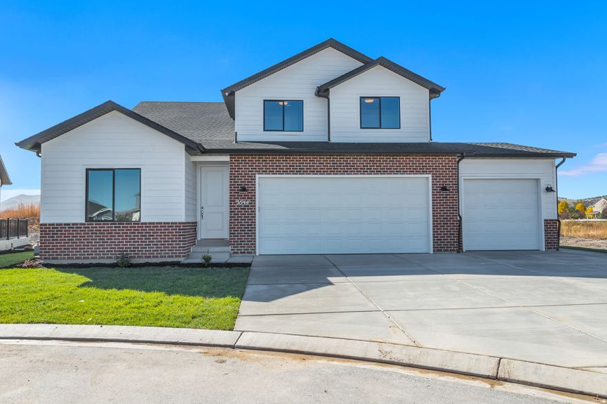 Custom Two-Story luxury home with up 2 upscale mother-in-law (ADU) Suites | R5 Homes .  Exceptional home on a 0.34-acre lot with unobstructed Wasatch Mountain views. Offers 45 bedrooms, 3 baths, a luxurious primary suite, and a spacious 3-car garage with ADU access and RV parking and optional full size media room. Designed for flexibility, the unfinished basement includes up to 2 pre-planned Mother-in-Law ADU suites -ideal for rental income, multigenerational living, or custom space like a theater or gym. Built by R5 Homes with quality finishes and semi-custom options. Seller open to alternate floor plans or lot purchase.  Images shown are from a previously completed home and may reflect upgrades not included in this offering.  Square footage figures are provided as a courtesy estimate; buyers are encouraged to obtain an independent measurement.