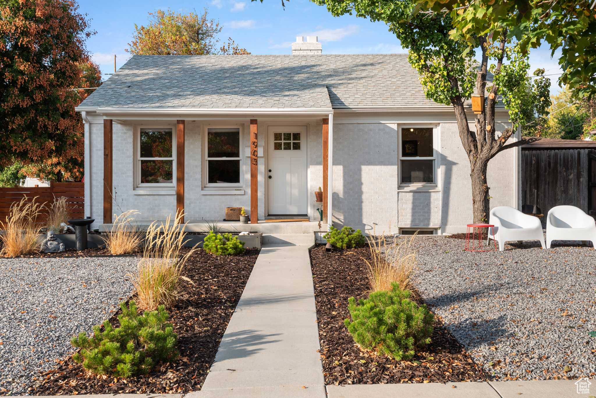 Beautifully updated Sugarhouse bungalow! This 3 bed, 2 bath home blends classic charm with modern finishes throughout. Inside you'll find bright, open living spaces where every detail has been refreshed, from the flooring and fixtures to the paint and lighting. The 2nd bedroom on the main floor can be used as a bedroom or a formal dining room. Enjoy low-maintenance landscaping and a private backyard retreat. Just minutes from Sugarhouse Park, shopping, dining and freeway access, you don't want to miss this one! Square footage figures are provided as a courtesy estimate only and were obtained from county records. Buyer is advised to obtain an independent measurement.