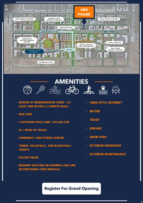 Tiny photo for 5263 W REVENTON RD S #103, South Jordan, UT 84009 (MLS # 2120925)