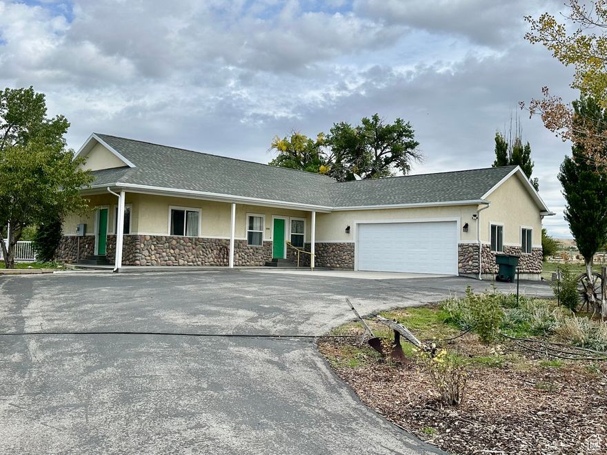 Looking for a 5 bedroom, 3 Bath home in a beautiful setting?  The home is in Liberty Estates, offers a 1.06 acre lot, three storage sheds, 2 tree houses, fruit trees, and so much more.  The main level has 3 bedrooms and two baths.  Enjoy the open kitchen, dinning, and family area as you celebrate family and friends.  The basement is finished with 2 bedrooms, 1 bath and a wonderful living room.    Square footage figures are provided as a courtesy estimate only and were obtained from Carbon County .  Buyer is advised to obtain an independent measurement.