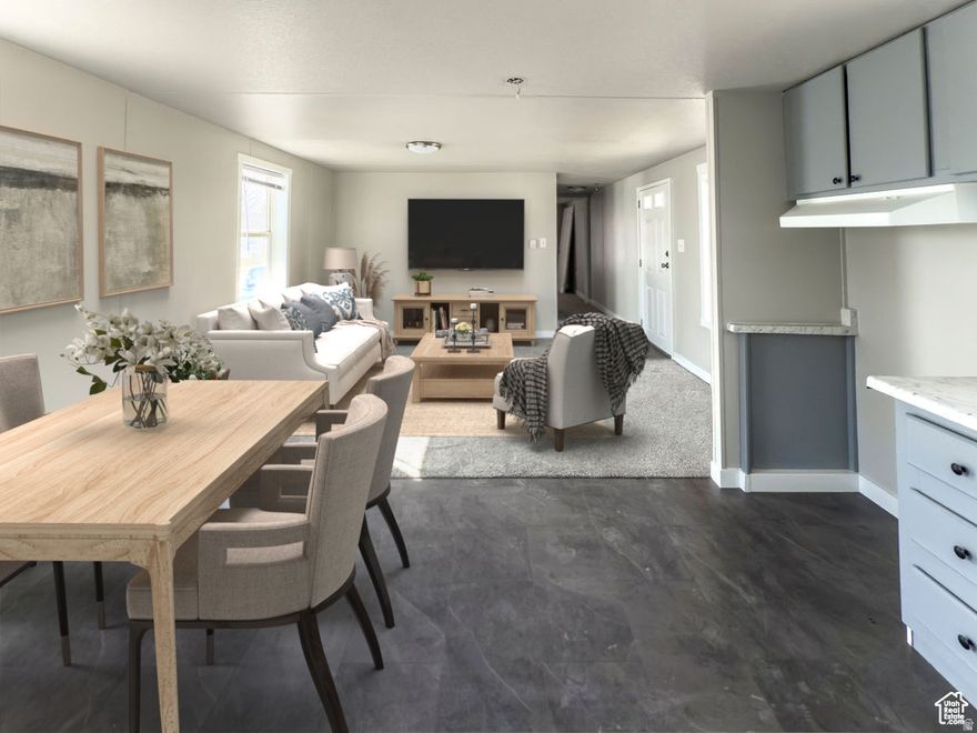 Welcome to Lot 16! This 2 bedroom, 1 bathroom home features a main floor laundry, primary bedroom and bath on the main floor, kitchen include stove and fridge. COMPLETLY REMODELED! Cute, Clean, and move-in ready! Conveniently located! lot rent 335/mo Water, Trash and sewer paid.