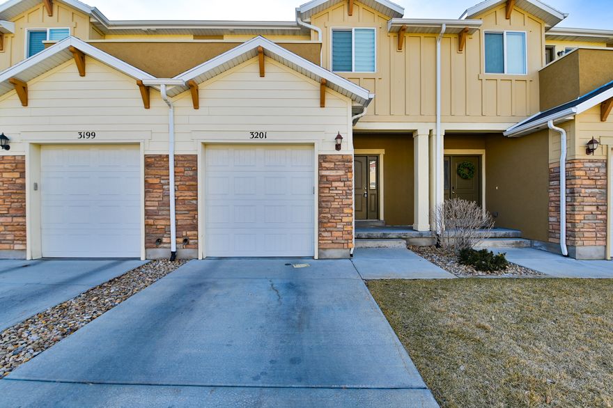 **Property is currently occupied** Beautiful townhome located in Lehi with large gathering area, recently painted white throughout the home (not pictured), hardwood flooring and half bath on main level. Master suite on upper level with large walk-in closet and private balcony with beautiful mountain views. Two additional bedrooms and laundry room on upper level. Unfinished basement can be used for storage and/or a workout room. Community garden and large common area is right behind this unit. Located near front runner, shopping, entertainment and dining. Tenant is responsible for renters insurance, electricity, and gas. HOA is paid for by owner. Pets are accepted on a case by case basis. If accepted, $75 per pet/monthly plus a $750 per pet deposit that is fully refundable. For additional requirements, please visit: https://actionteamutah.com/requirements-for-renters.