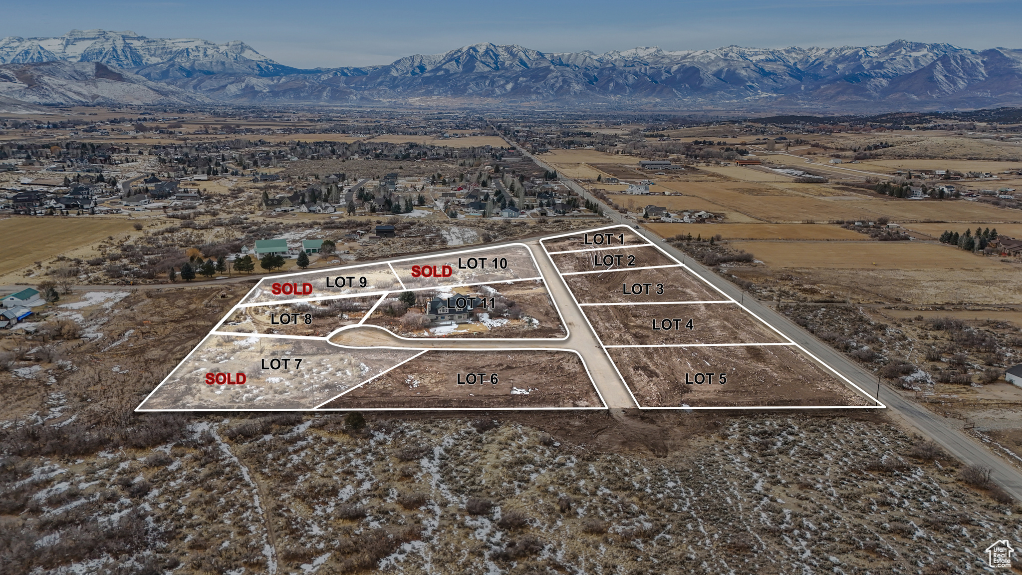Beautiful views of Timpanogos. Brand new subdivision with no CCRs or HOA fees. Brand new street, new asphalt. All hookups ready.