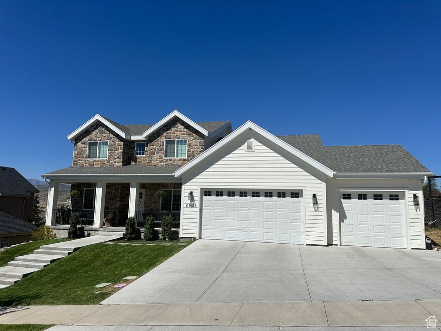 Stunning home in the prestigious Eagle Summit neighborhood of Traverse Mountain! This home is perfect for growing families or those who love to entertain. The open-concept floor plan seamlessly integrates the living, dining, and kitchen areas, creating a warm and inviting atmosphere. Six generously sized bedrooms provide ample space for relaxation and privacy. With five beautifully appointed bathrooms, including the master bath, everyone in the family will enjoy their own space. High-end finishes and thoughtful details ensure comfort and style. Enjoy walking distance to Traverse Mountain Elementary, making school runs a breeze. Plus, you're just moments away from a variety of restaurants and shops for easy dining and shopping. Community Perks include the exclusive Traverse Mountain HOA amenities, including a state-of-the-art gym and a sparkling pool, perfect for staying active and relaxing. Seller is a licensed agent. Square footage figures are provided as a courtesy estimate only and were obtained from Builder Record . Buyer is advised to obtain an independent measurement. Square footage figures are provided as a courtesy estimate only and were obtained from Builder Records.  Buyer is advised to obtain an independent measurement.