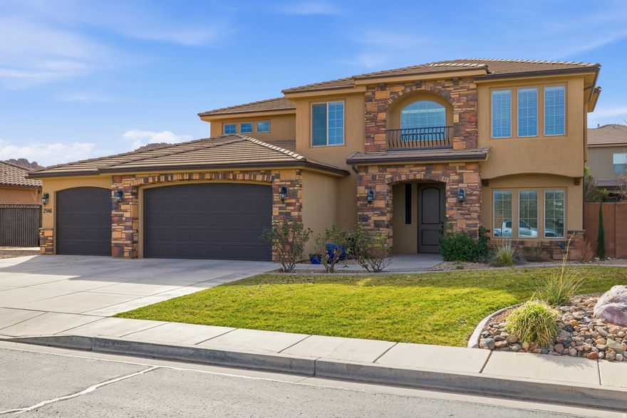 Located in the highly desirable Little Valley community, this spacious 3,673 sq ft home offers 6 bedrooms and 3.5 bathrooms with a flexible layout for everyday living and entertaining. The 6th bedroom can serve as a flex room, and a separate office/bonus room near the entry is ideal for working from home or a quiet retreat. Enjoy a large pantry, ample storage, and new carpet throughout the home. The primary suite features two closets and a soaking tub. Upstairs includes 5 bedrooms, 2 full baths, and a comfortable living area. Close to parks, beautiful views, and a retail center with coffee, ice cream, bakery, and fitness. Some photos virtually staged.