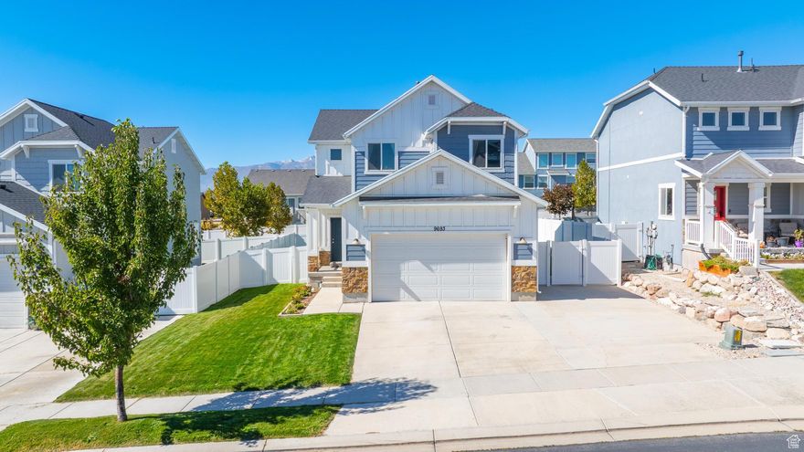 *OPEN HOUSE: Saturday, Oct. 11th 10am-12pm* Don't miss the ONLY single family home in Utah County that's: under $549k, less than 15 yrs old, FULLY FINISHED, NO HOA, and not all the way in Santaquin or City Center Eagle Mtn! This 2018 home offers everything you'll need, with 5 bedrooms, 4 bathrooms, 2 living rooms, spacious back yard, and RV parking. Just down the street from the brand new Walmart, you'll never need to make that 20 min round trip drive to pick up those few items you need for dinner tonight. Still just 10 minutes to shopping, dining, and entertainment.