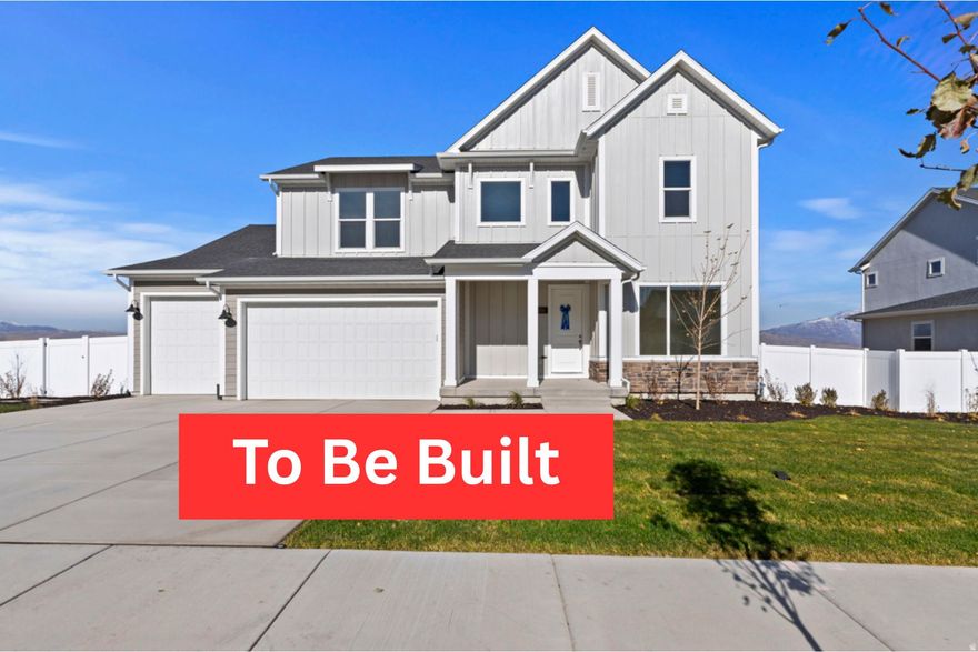 TO BE BUILT HOME on one of the community's largest and most coveted canyon homesites. Views, views, views! This half-acre plus homesite overlooks a scenic and serene valley and is adjacent to city trails and parks. This stunning and spacious home boasts 9-foot ceilings on the main and second levels with over-sized windows to capture panoramic mountain and valley views. The gourmet kitchen is a chef's delight, featuring maple cabinets, granite countertops, and an 8-foot island ideal for meal prep and entertaining. Imagine the gatherings and memories you'll make with nearly 1,600 square-feet of additional unfinished space with its 11-foot ceiling and walk-out basement. Located in the sought-after Eastridge Park community in East Layton, surrounded by scenic and majestic views, city parks and trails, lifestyle amenities, and highly regarded Davis School District schools.