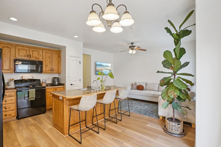 Welcome to this updated townhome in the heart of Pleasant Grove, featuring newly updated flooring and a spacious primary suite with plenty of room to relax. The interior is thoughtfully designed for easy, low-maintenance living. Enjoy access to community amenities including a pool, fitness area, clubhouse with theatre room, and walking trails, all set among mature landscaping. With quick freeway access, nearby shopping and dining, and views of the iconic Pleasant Grove "G" Mountain, this home combines convenience, comfort, and location in one desirable package.