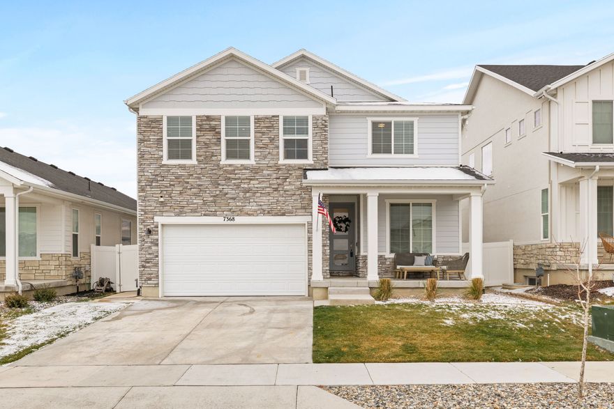 This stunning 4-bedroom home in the Copper Rim neighborhood of West Jordan was built in 2022 and feels brand new, offering modern style and updated finishes throughout. With a fully landscaped and fenced yard, it's ready for outdoor living and entertaining, while the unfinished basement provides endless possibilities to design the space exactly as you desire. The open loft upstairs adds flexibility for a second living area, office, or playroom, giving you room to spread out and a brand new water heater was recently installed. Conveniently located with great access to Mountain View Corridor, you'll enjoy ease of travel to shopping, restaurants, and community amenities, all within a welcoming neighborhood that enhances the appeal of this beautiful property.