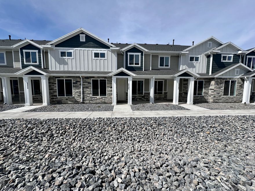 HUGE PRICE IMPROVEMENT and $10,200 concession with this brand new townhome near Firefly Park that is Move-In Ready! Main level features 9' ceilings, LVP flooring, and an open layout with a bright great room. Kitchen includes painted gray cabinets, granite countertops, pantry, and a large island. Upstairs offers 3 bedrooms, spacious primary suite with tray ceiling, separate tub/shower, enclosed water closet, walk-in closet, and a bonus office/reading nook. Builder + lender incentives: 3% toward closing costs plus $1,500 with preferred lender. *Some pictures are of a similar unit with same selections