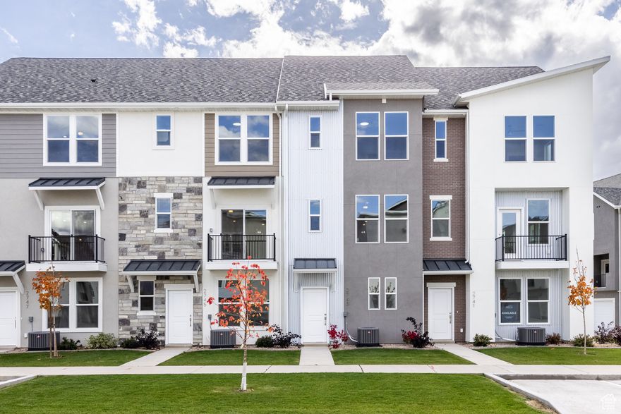MOVE IN READY! Beautiful two-bedroom townhome at the Ridge at Spanish Fork. The Midtown has two ensuite bedrooms, a nice family room, and a large kitchen with a back covered deck. It has an extra deep one car garage with plenty of room for storage. The Ridge at Spanish Fork is a beautiful townhome community located on the east end of Spanish Fork. The Ridge has a clubhouse with a fitness center, an indoor/outdoor pool, new pickleball courts, and a dog park. The development is conveniently located near shopping (there is a grocery store across the street and Costco is just down the road), restaurants, schools, and only minutes from I-15 and the mouth of Spanish Fork Canyon. The Ridge offers two, three, and four-bedroom floor plans. There is new inventory available and we also work with investors. Come tour the model and ask about our current incentives!