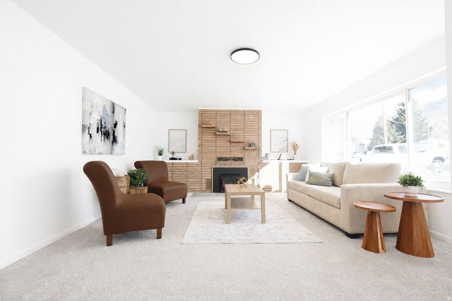 Beautifully remodeled move-in ready home! This charming home features NEW paint throughout, NEW LVP flooring, NEW carpet, updated kitchen, updated electrical, NEW A/C, and a NEW furnace.   The partially finished walkout basement adds flexibility for living and potential for an ADU with ample parking options. Outside, you'll find a fully fenced yard, detached 2-car garage, RV parking, and stunning mountain views.