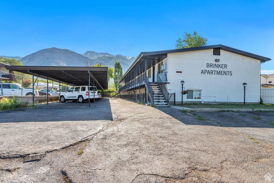 Brinker Apartments, located at 3476 Brinker Avenue in Ogden, Utah, is a well-maintained 10-unit multifamily property offering a mix of one and two-bedroom units averaging 745 square feet. Constructed in 1966 and recently renovated in 2022, the property combines classic charm with modern amenities, making it an attractive option for both tenants and investors.  PROPERTY HIGHLIGHTS: 1. RECENT CAP EX REPAIRS: New Roofs, New Hot Water Heater, New Energy Efficient Boiler, New Shared Laundry Room, Unit Cosmetic Updates including LED lighting throughout.  2. PROXIMITY TO WEBER STATE UNIVERSITY: The property is conveniently located near Weber State University, attracting students and faculty seeking nearby housing options.  3. STRONG RENTAL INCOME: With current gross annualized rents of $128,160 and a potential increase to $142,800, the property offers a solid income stream with room for growth. Energy and Landscaping costs will decrease because of the new boiler and the newly installed xeriscaping.  4. DESIRABLE UNIT MIX: The complex features a balanced mix of one-bedroom and two-bedroom units, catering to a diverse tenant base.  5. ON-SITE PARKING: Each unit includes access to covered carport parking, a valuable amenity in the area that enhances tenant satisfaction.  6. ECONOMIC GROWTH IN OGDEN: Ogden has been recognized for its economic vitality, ranking 9th in the Milken Institute's "Best Performing Cities" index, indicating a robust job market and potential for property value appreciation.  7. LOW VACANCY RATES: The property boasts high occupancy with minimal vacancy rates, reflecting strong demand in the local rental market.  8. THRIVING COMMUNITY DEVELOPMENTS: Ogden's ongoing downtown revitalization projects, such as the WonderBlock development, are set to enhance the city's appeal and potentially increase property values.