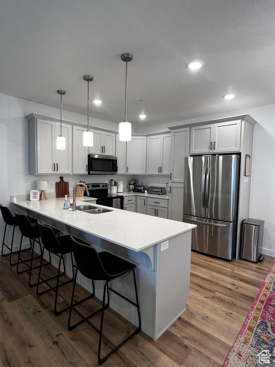 PRICE REDUCTION  Come discover this NEW condo with beautiful mountain views nestled in the mountains of Spanish Fork. Quick move in available. Top level Largest floor plan in the complex. Next building with more amenities will be finished soon. All NEW units of the complex will be priced higher without appliances. Take advantage of this move in ready unit with ALL APPLIANCES INCLUDED