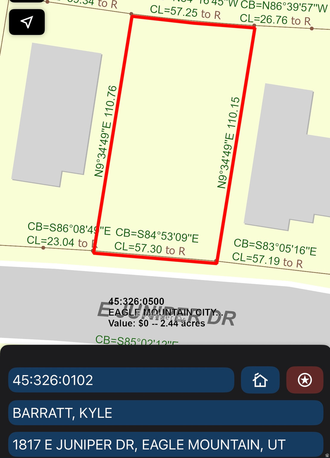 LANDING AT EAGLE MOUNTAIN - Land