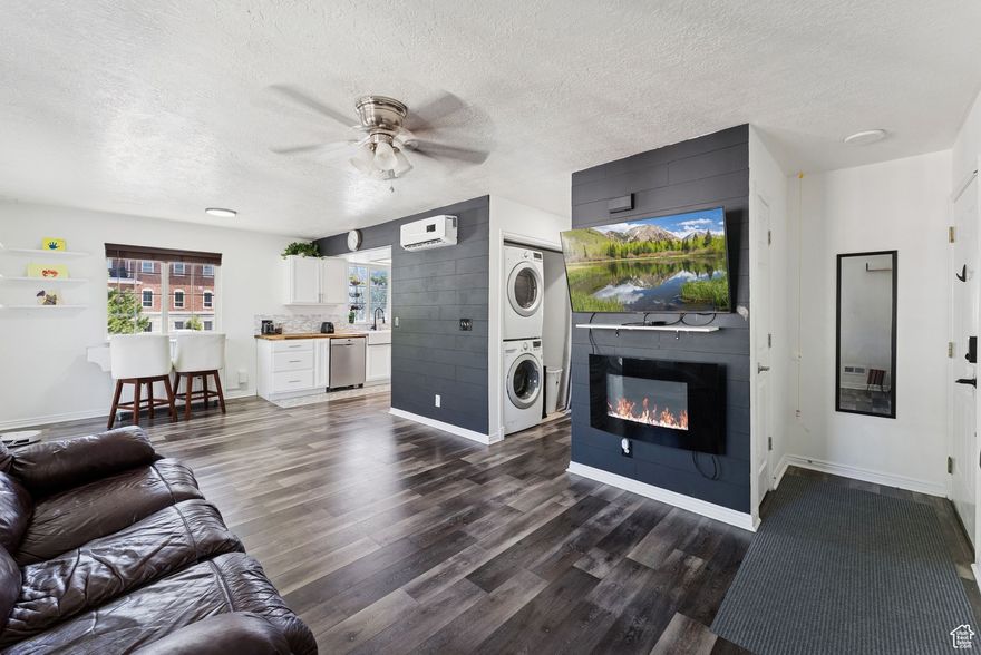 This well-cared-for home offers the perfect blend of comfort and convenience, just minutes from shopping, dining, entertainment, and UVU. Recently updated throughout, the condo features three brand-new mini-split systems for year-round efficiency and comfort. Enjoy cozy evenings by the fireplace or relax on your private covered deck. The home comes complete with a washer, dryer, and refrigerator-all included-making it truly move-in ready. With thoughtful updates and a prime location, this condo is ideal for students, professionals, or anyone looking for a low-maintenance lifestyle in Orem.