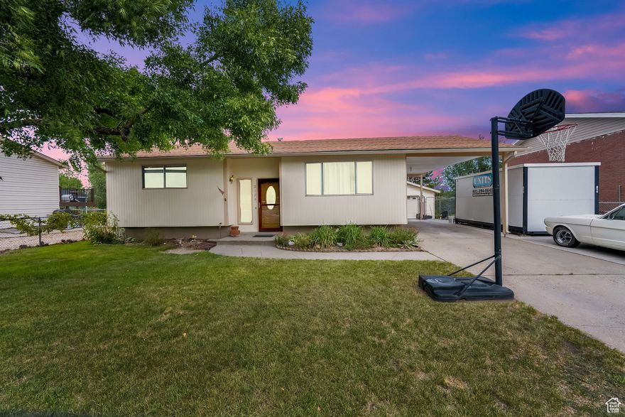 10K PRICE REDUCTION!!! Charming 4-bedroom, 2-bath home in the heart of Taylorsville! This well-maintained property features spacious living areas, RV parking, and a detached garage-offering plenty of room for vehicles, toys, or extra storage. Conveniently located just minutes from the freeway, parks, schools, and shopping. There is a bonus of no backyard neighbors because just beyond the fence there is a canal. A perfect blend of comfort and accessibility-don't miss out on this great opportunity! Square footage figures are provided as a courtesy estimate only and were obtained from County Tax Records. Buyer is advised to obtain an independent measurement.