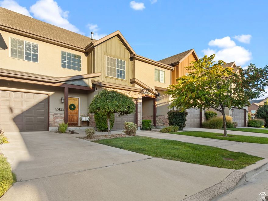 Experience low-maintenance living in this beautiful South Jordan townhome, where comfort and convenience meet. Nestled beside Mulligans Golf Course and the Jordan River Trail, it's easy to step outside and enjoy recreation, while quick freeway access keeps you connected across the valley. Inside, the two-story ceilings in the living room create a bright, open atmosphere that feels both inviting and spacious. Out back, enjoy the rare privacy of no backyard neighbors, and unobstructed mountain views. Set in a pristine neighborhood with a welcoming community feel, this home makes it simple to enjoy more of what you love and less of the upkeep.