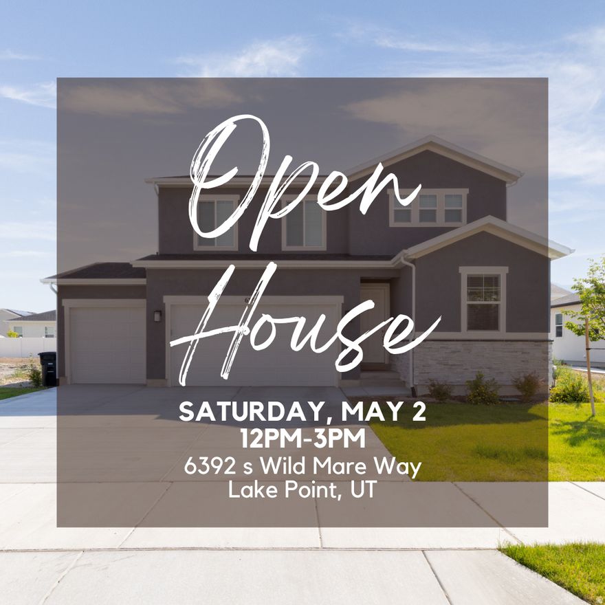 **Open House Saturday May 2nd, 12-3pm. Price Reduced, now $508,000** Beautiful 2-story "Pearl" home in the highly sought-after Wild Horse Ranch community! This 4 bed, 3 bath home features an open-concept layout with lots of natural light. The main floor includes a bedroom and  bath, perfect for guests or multi-generational living. The kitchen boasts a large island, upgraded top-of-the-line GE fridge, oven, and dishwasher, plus reverse osmosis and a water softener - in the garage you'll find a charger for your Tesla too! Upstairs you'll find a spacious primary suite with a walk-in closet and private bath, along with two additional bedrooms and a full bath with a loft space too! Three-car garage, 0.17-acre lot, and convenient access to parks, golf, schools, and I-80 for a quick SLC commute - this home has it all!