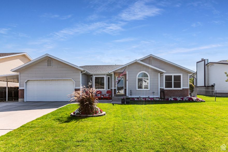 Immaculate 5-Bedroom Gem in Prime Location! This beautifully maintained home features a spacious layout with 5 bedrooms (4 legal), 3 up and 2 down, plus a park-like backyard with a covered patio - ideal for relaxing or entertaining. Major updates include a new roof (2020), windows, furnace, AC, and water heater (2014). Enjoy freshly updated kitchen cabinets and counters, a huge laundry/craft room, and surround sound in the cozy downstairs family room. All just steps from a fantastic neighborhood park. Don't miss this move-in ready treasure!