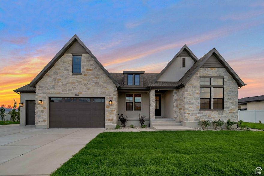 LOT #74 . The "Treble XL" is a highly sought-after floor plan and one of the last opportunities to own in this beautiful neighborhood! Home was just completed and is already fully landscaped! Featuring a new "European Romantic" exterior and countless upgrades, this home offers an open kitchen/family room with custom beams and Z-line appliances. The luxurious primary suite includes a custom closet system, and the finished basement is perfect for entertaining with a stunning wet bar. 3rd stall of garage is 43' deep! Ample storage, a large covered deck, and exceptional craftsmanship throughout. The community also boasts a swimming pool.