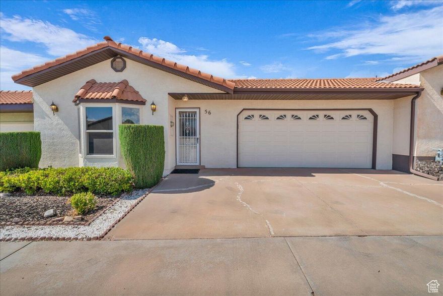 Welcome to 56 at Vista Ridge..a cozy retreat with modern updates! Freshly painted two years ago, with 10 inches of new insulation in the home and garage, new front window, and metal soffits. Inside: newer dishwasher, water heater, microwave, and mostly furnished..including a handy Murphy Bed. Enjoy the clubhouse and pool, plus nearby shopping, hiking, and swimming. Don't miss out on this one! Buyer to verify all information.