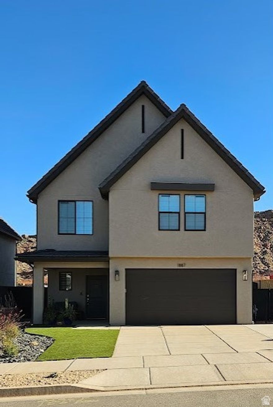 Move-in ready Coral floorplan at Long Valley in Washington City, Utah! This home was completed in 2025 . The stunning two-story home offers 2,218 square feet of vibrant living space with 3 bedrooms PLUS a LOFT, 2.5 bath, and a 2-car garage EXTRA DEEP.
