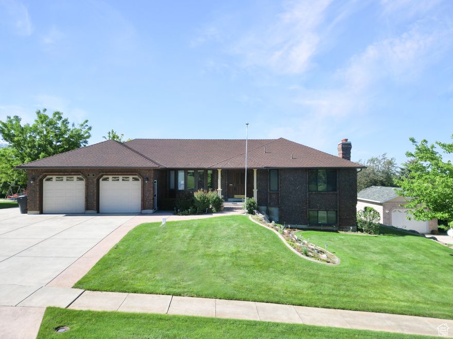 Step into this classic all-brick rambler located in a quiet North Ogden neighborhood. The unique, timeless charm of this home draws you in with its spacious open floor plan and abundance of natural light.  The primary suite and additional bedroom are perfectly situated on the main level away from the large kitchen, dining room and family room.  Downstairs you'll find another family room, two additional bedrooms, a bathroom, office and plenty of storage space. You'll love the large 3-car garage and mature backyard with shed, playground and privacy. This home is great just how it is, but can be even more amazing with just a few updates. Schedule a showing today.