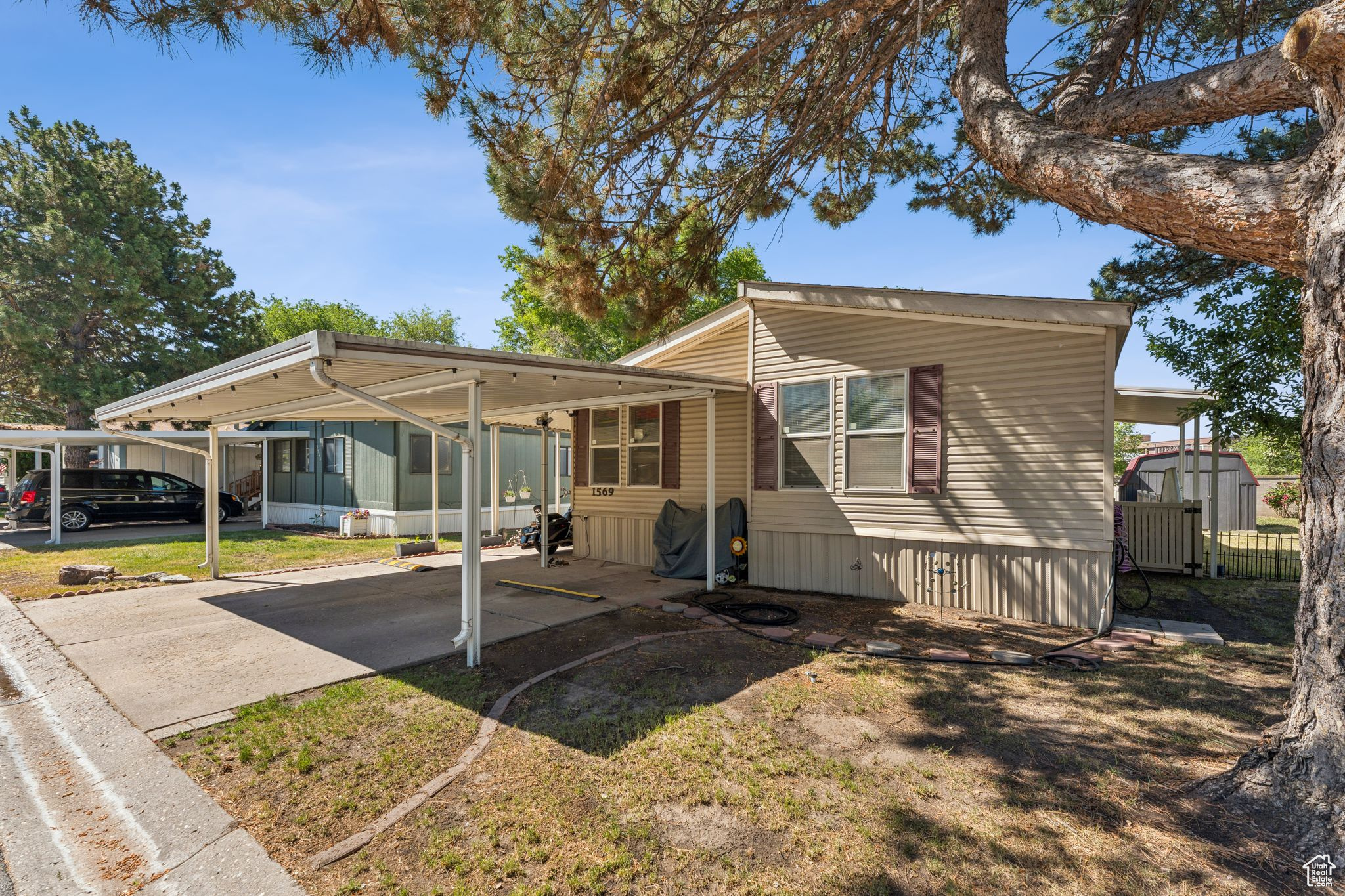 55+ COMMUNITY. Home being sold as is. Great layout and flow! Located in charming and well-maintained park, this mobile home offers a perfect blend of convenience and tranquility for those seeking an idyllic retirement setting as you step onto the property. You'll be greeted by a fully fenced yard that provides a peaceful oasis for relaxation and enjoyment. Inside, you'll find a spacious and inviting interior featuring three bedrooms and two bathrooms. The layout is not only functional but also allows for a seamless flow between the living spaces. The bedrooms provide ample space for rest and relaxation. This 55+ senior community mobile home is not just a property; it's a lifestyle. Contact us today to schedule a private tour. Square footage figures are provided as a courtesy estimate only and were obtained from Owner . Buyer is advised to obtain an independent measurement and verify all.
