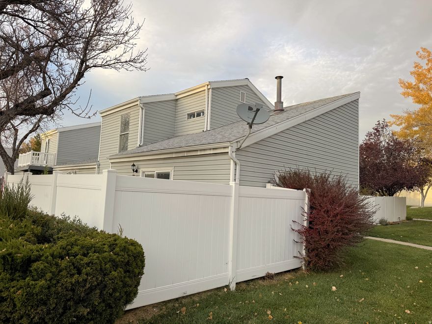 Discover this beautifully updated, open-concept townhome, perfectly situated near the local golf course, shopping centers, schools, and parks. The property offers convenient access to I-80, making for a quick commute to SLC, and to Davis County. This two-bedroom home includes a spacious two-car garage, ideal for modern living and storage needs. Don't miss out on this fantastic opportunity!  Square footage figures are provided as a courtesy estimate only and were obtained from County Records.  Buyer is advised to obtain an independent measurement.