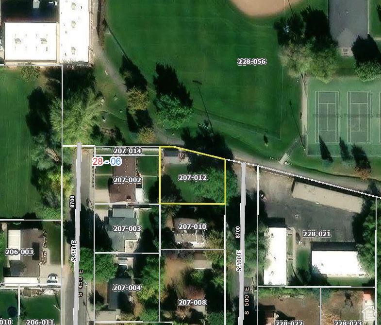 Fantastic East Facing Building Lot in Sandy! Located next to Bicentennial Park, Sandy Rec Center, and Sandy Elementary School! Amazing Location! Zoned for Single Family Home. Property is fenced and has a large shed. Call Agent to arrange a showing!