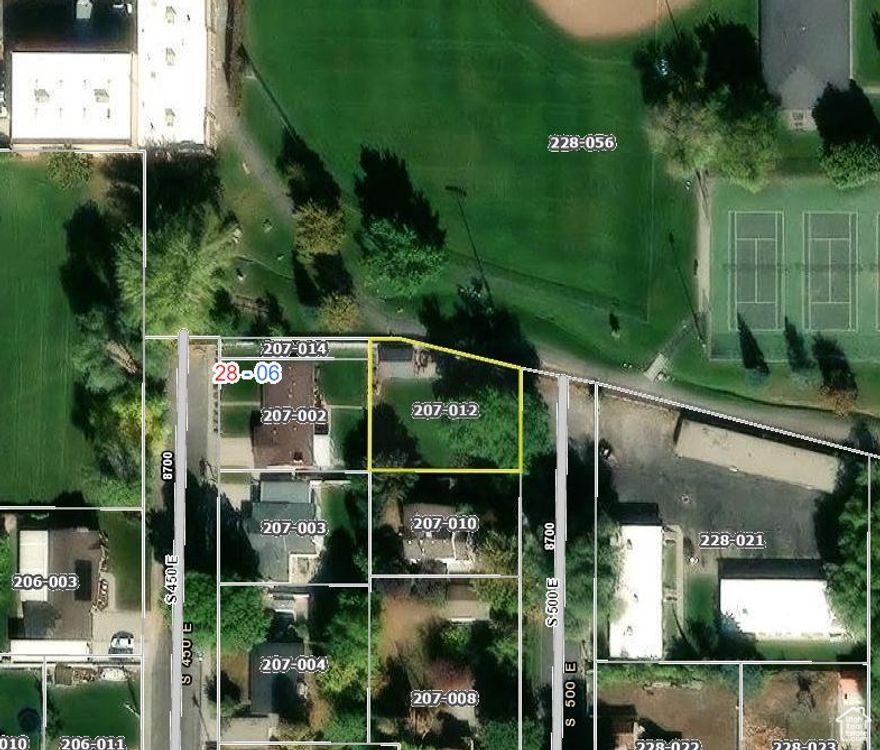 Fantastic East Facing Building Lot in Sandy!  Located next to Bicentennial Park, Sandy Rec Center, and Sandy Elementary School!  Amazing Location! Zoned for Single Family Home.  Property is fenced and has a large shed. Call Agent to arrange a showing!